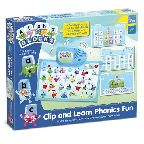 Alphablocks Clip & Learn - Board Game