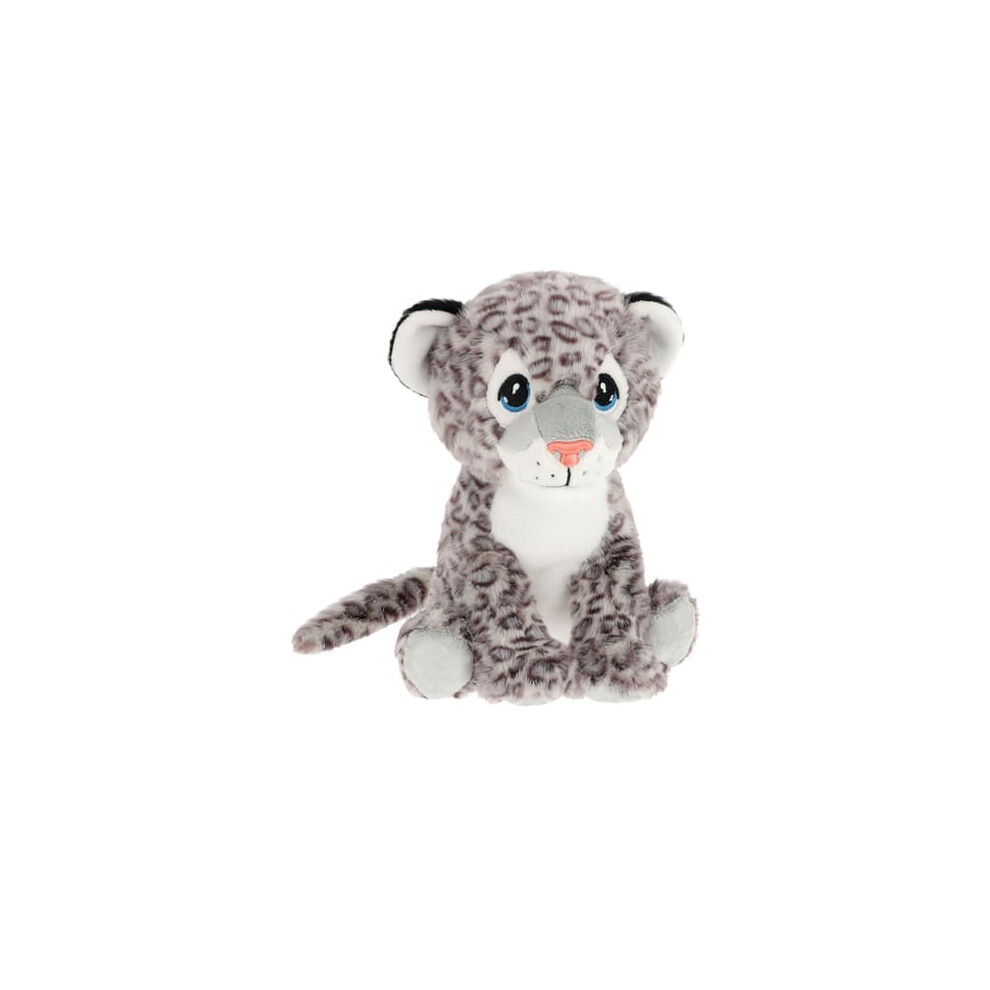 Keel 23Cm Keeleco Sitting Snow Leopard - Plush Soft Toy