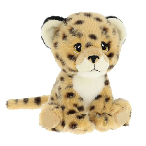 Keel 14cm Keeleco Sitting Cheetah - Plush Soft Toy