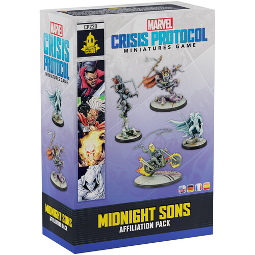 Asmodee Marvel Crisis Protocol: Midnight Sons Affiliation Pack - Board Game