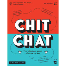 Juego de Fiesta Chit Chat - Juego Cooperativo de Adivinanza, Diversión Hilarante para Todos, 4-10 Jugadores, 15 Minutos