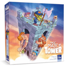Magic Maze Tower - Aventura de Puzles en el Universos Magic Maze | Solo & Coop | 91 Retos | Juego en Tiempo Real | 9+ | 1-4 Jugadores