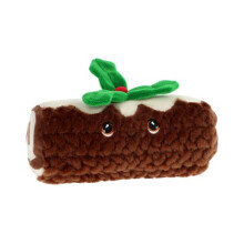 20cm Keeleco Christmas Yule Log - Plush Soft Toy