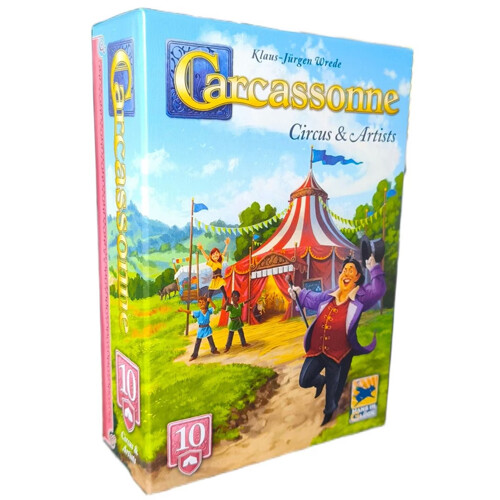 Asmodee Carcassonne: Circus & Artists - Exp 10 (2025) - Board Game