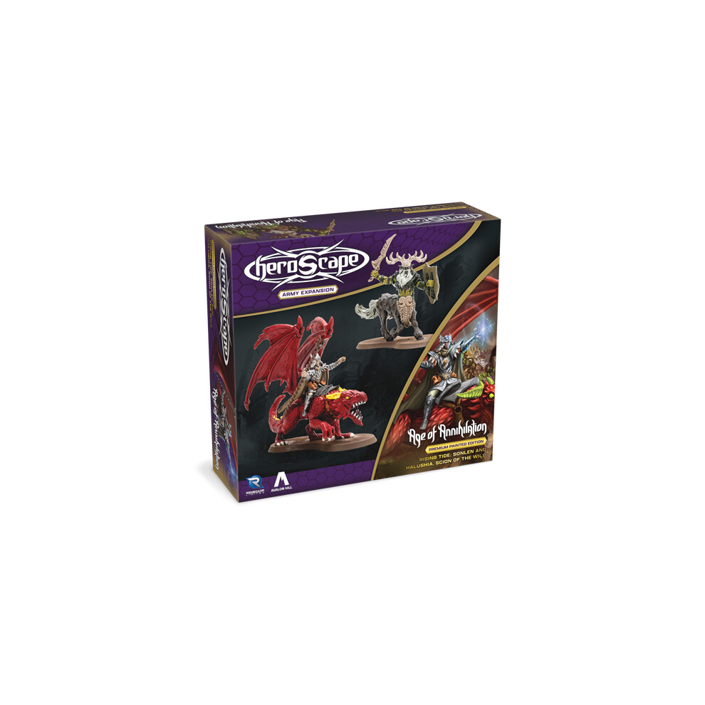 Asmodee Heroscape: Rising Tide - Sonlen & Halushia, Scion Of The Wild Army Expansion - Board Game