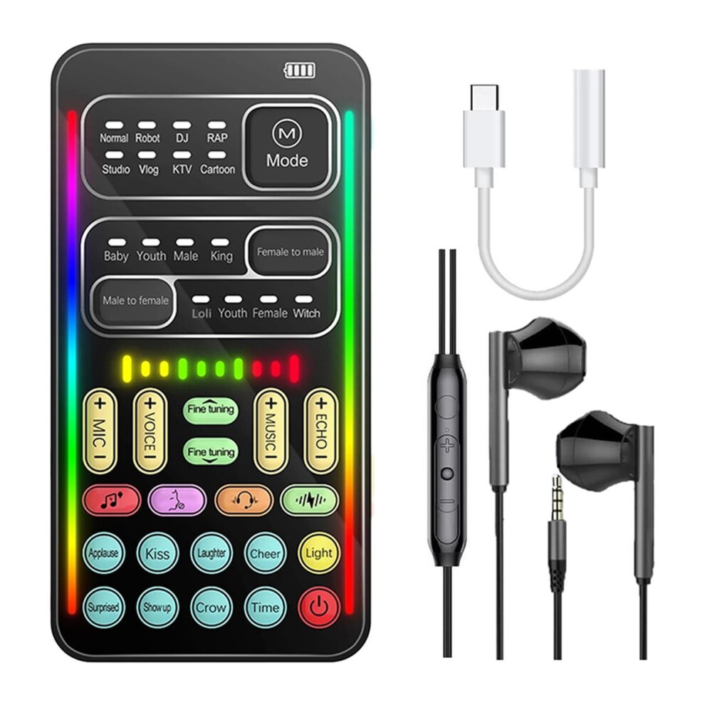 Game Voice Changer, Multi Audio Mixer Live Sound Card Kit 4711175500719