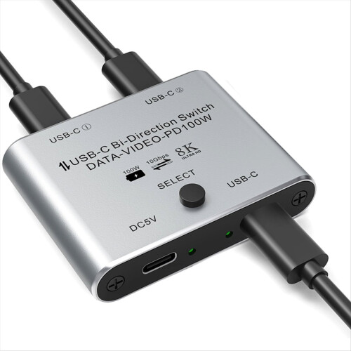 8K USB C Switch Bi-Directional USB-C KVM Switcher 1