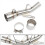 motorcycle exhaust muffler middle link pipe 3
