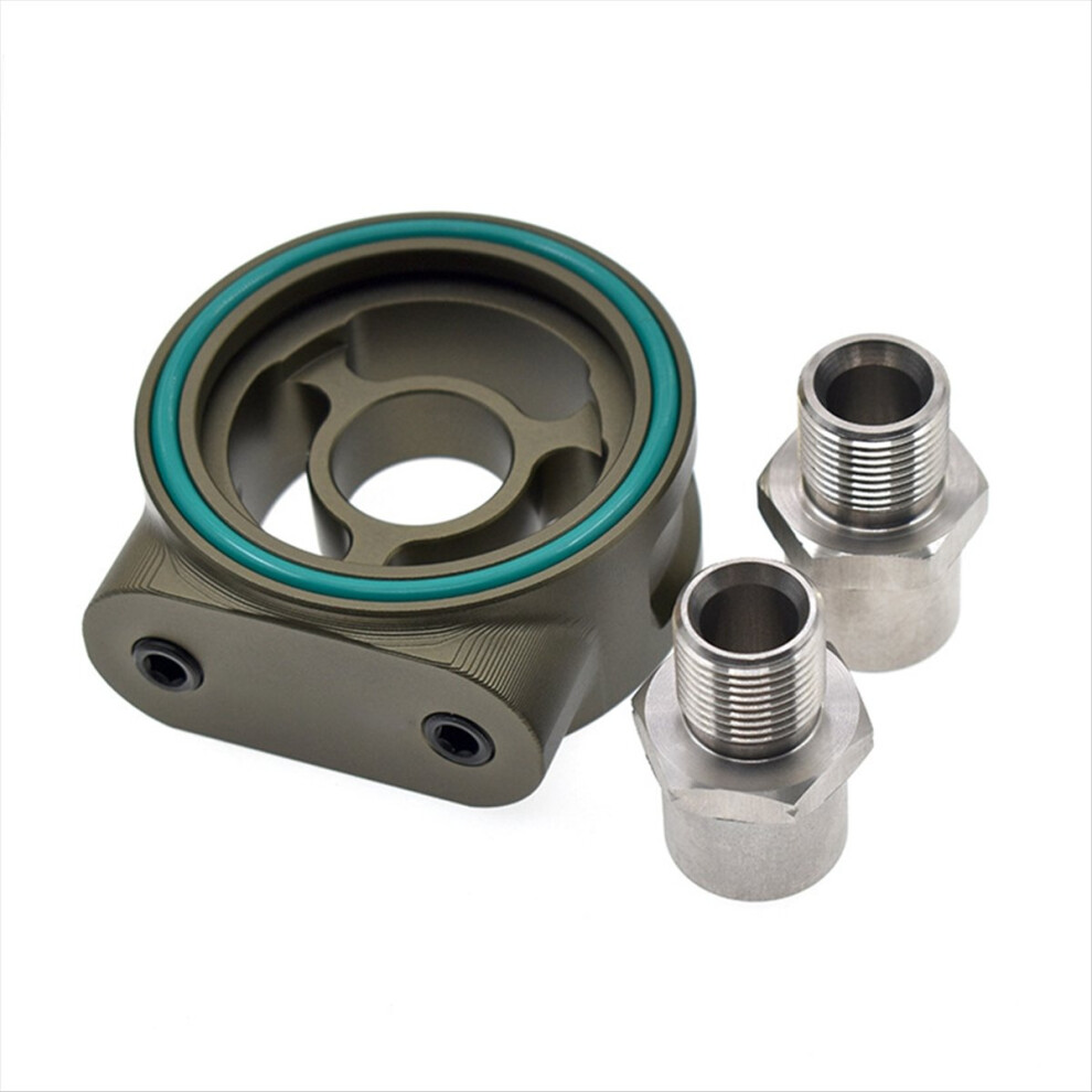 M20-1.5 3/4-16Unf Universal Aluminum Oil Filter Sandwich 4713768837899