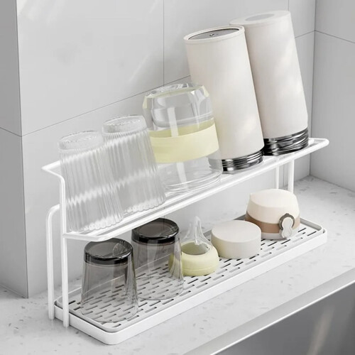 Double-layer Cup Rack Water Cups 2