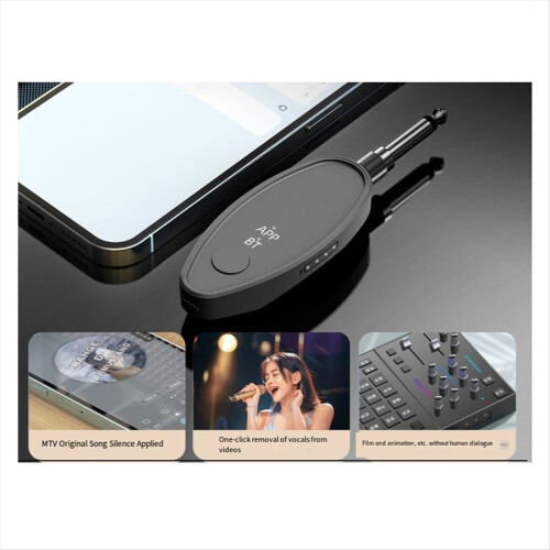Audio Receiver Adapter 3.5/6.5mm Aux Wireless Vocal Remover 1