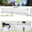 Outdoor Pickleball Training Net Standard Size 22x3ft Replacement Net 4