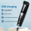Digital waterproof trimmer set
Men's multi-function electric shaver
Vacuum Beard Trimmer 2