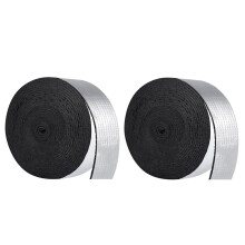 2pcs Pipe Insulation Wrap Foam Tube Self Adhesive Heat Tape