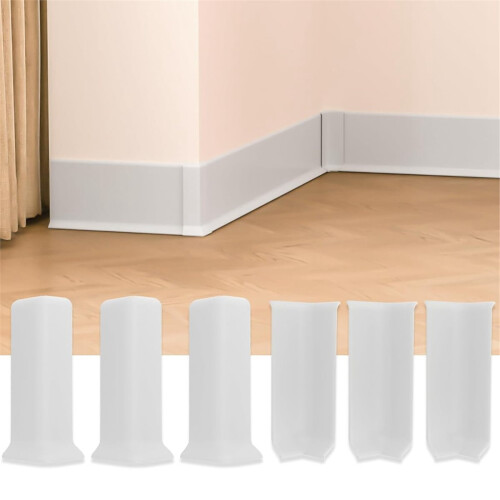 Baseboard Corner Blocks 4inch Height, Self Adhesive 1