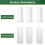 Baseboard Corner Blocks 4inch Height, Self Adhesive 3