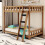 5 PCS Bunk Bed Ladder Pads with 10 Adjustable Hoop Straps 6