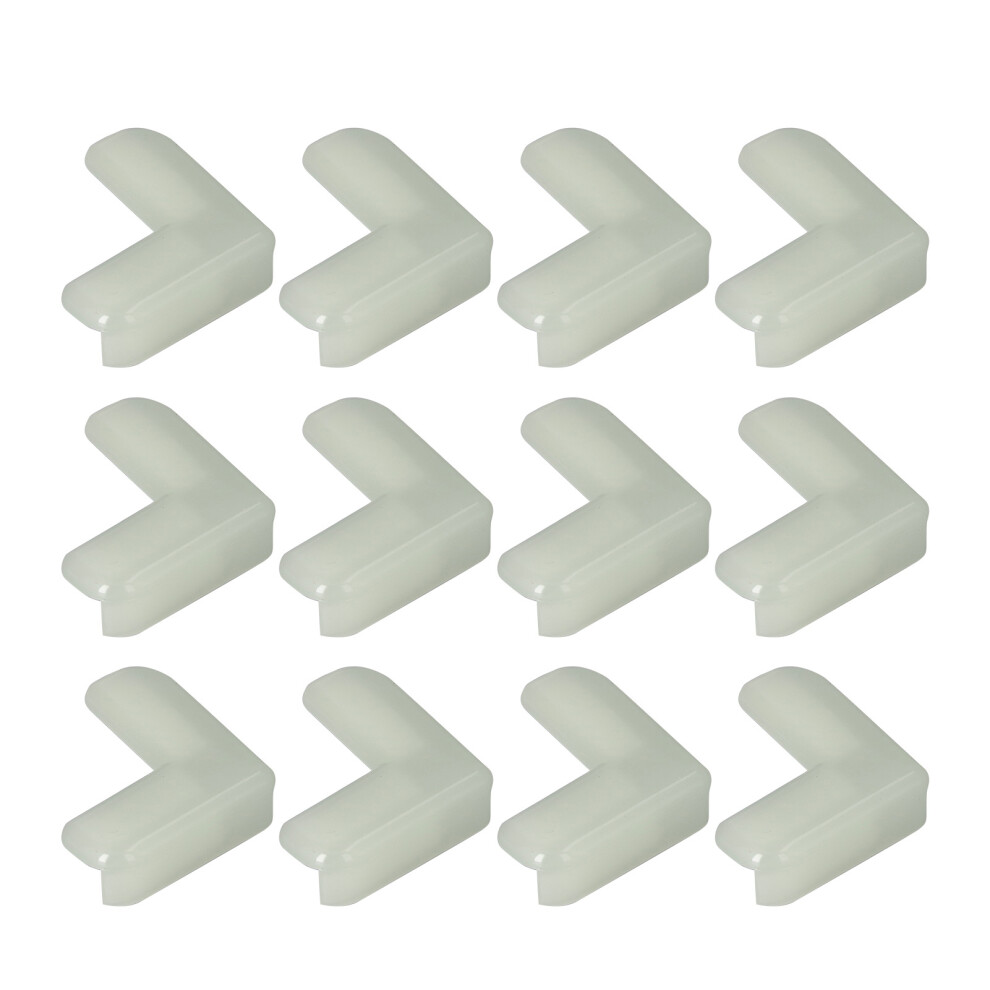 12pcs Luminous Silicone Corner Guards, Glow Soft Furniture Protectors for Kids