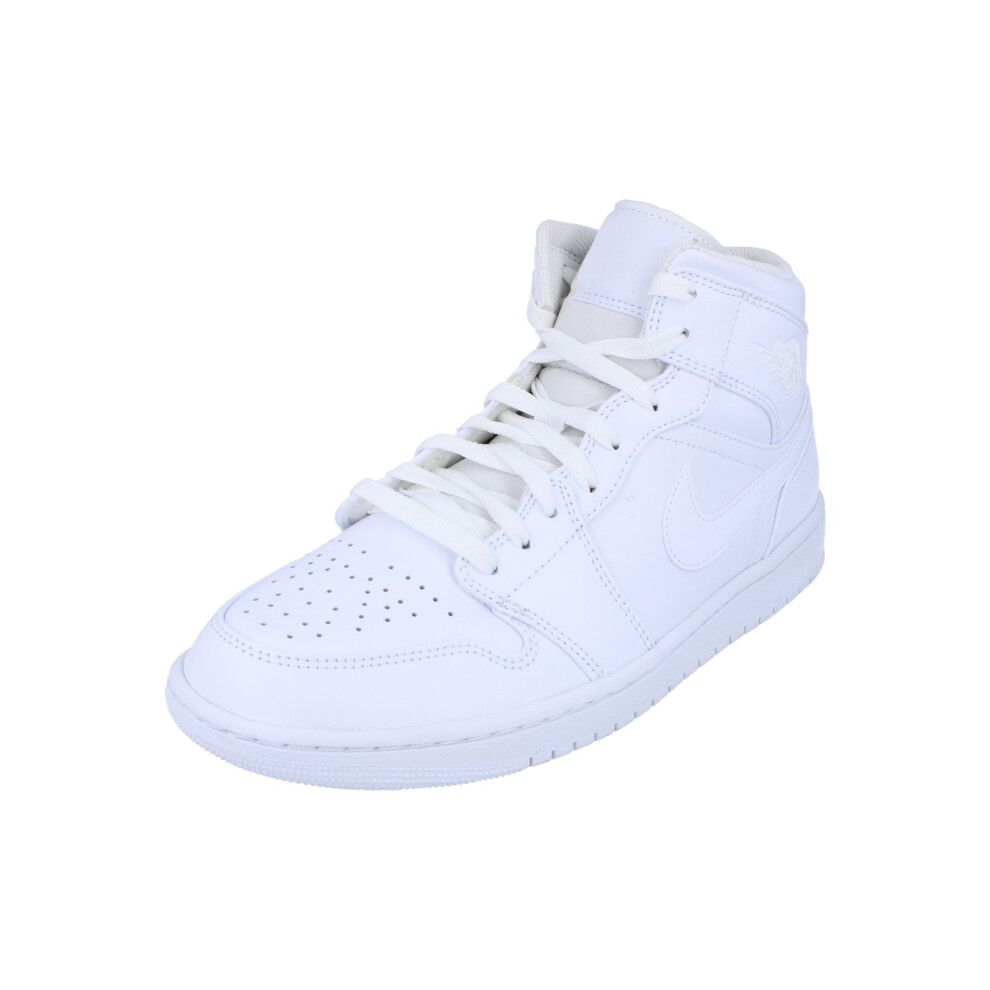 Nike (6) Air Jordan 1 Mid Mens Hi Top Basketball Trainers 554724 Sneakers Shoes