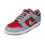 Nike (43) Nike Dunk Low QS Herren - Mode Sneaker aus Leder in Grau-Rot 1