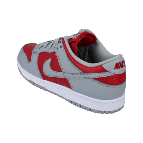 Nike (43) Nike Dunk Low QS Herren - Mode Sneaker aus Leder in Grau-Rot 1