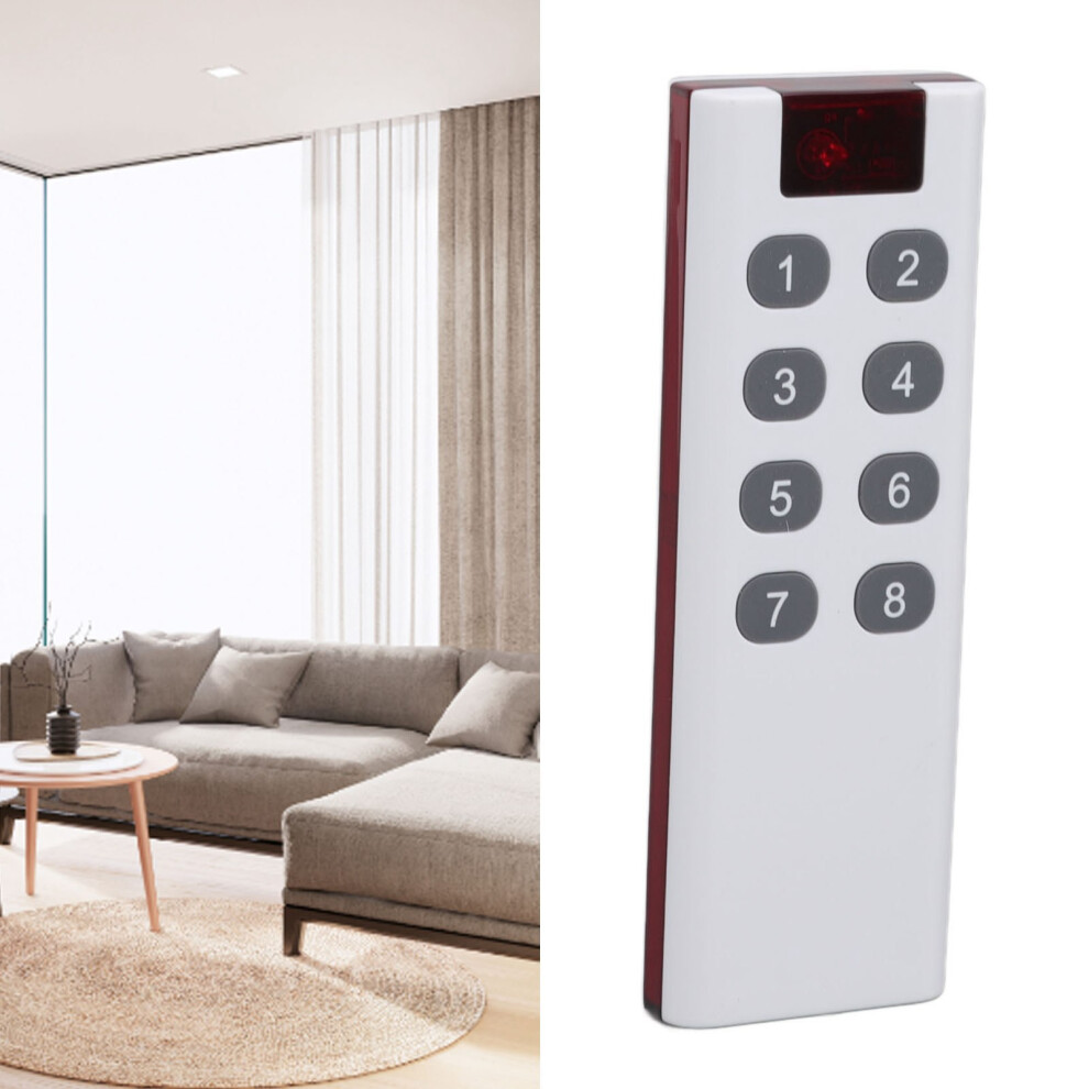 433Mhz Wireless 8-Key Remote Controller - 1000M Range Compact Design 6901356220613