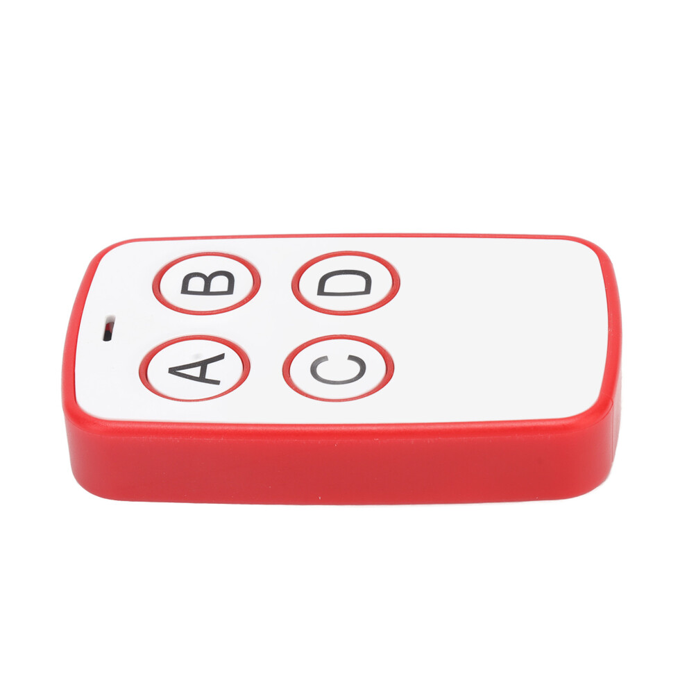 433Mhz Wireless Remote Control 4-Channel Red Garage Gate Key 62.8X37.8mm 5091356220698