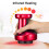 Kupping-Massagegerät 2-Level Plug-in rotes Gua Sha 7
