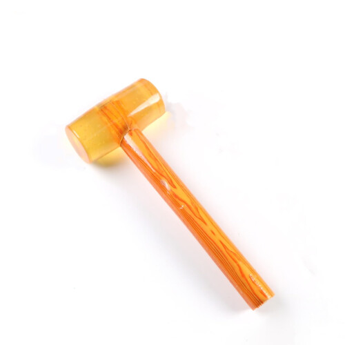 Rubber Hammer For Floor Tile Installation With Wooden Handle Dense Connection Permanent Material Model 5 Long-Term Use