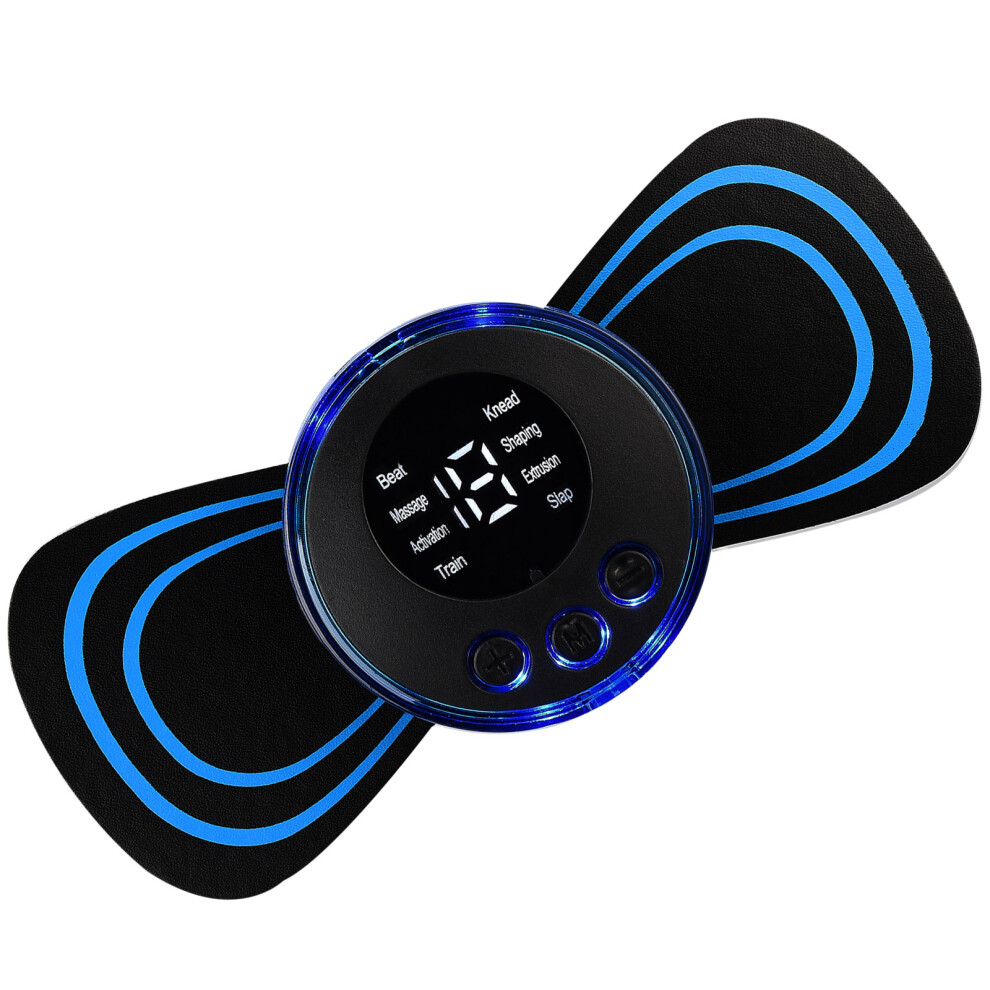 Mini EMS Massager 10-Level Rechargeable TENS with 5 Modes & USB