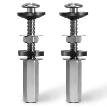 2 stuks universele toiletbrilboutenset, zware tank