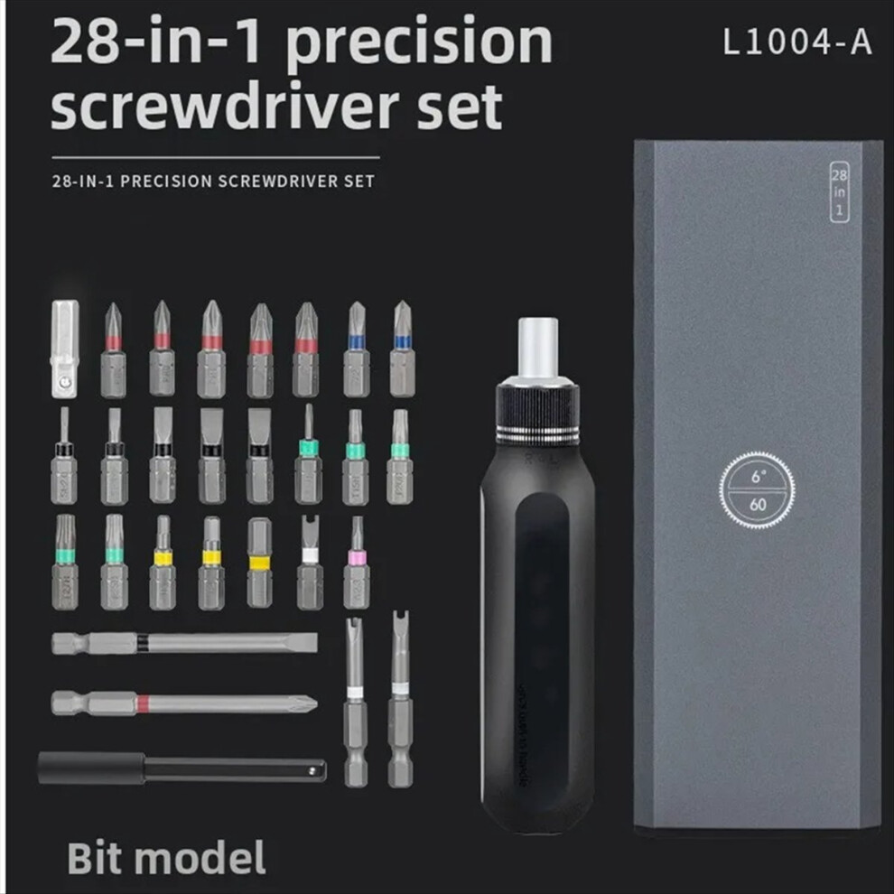 Ratcheting Screwdriver Set 28 In 1 Mini Magnetic 4853344849066