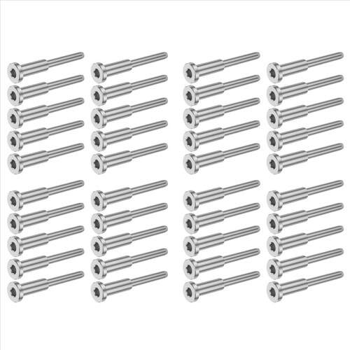 40Pcs Cable Railing Kit, Swage Stud End for Railing, Tensioner System Wood