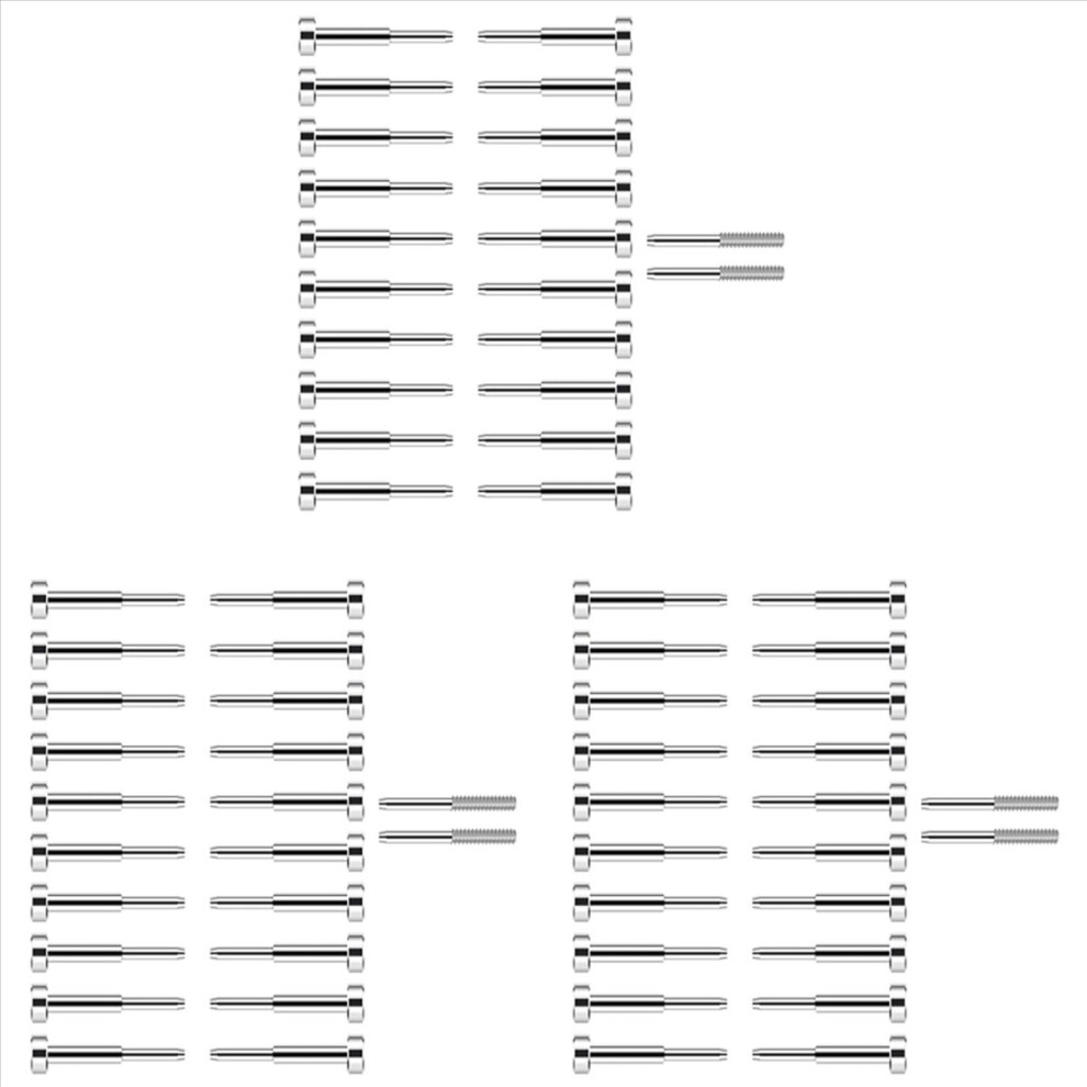 60Pack Cable Railing Kit,Sst316swage Tensioner And Terminal Hidden For Railing,For Wood/Level/Stair Post 4853344851571