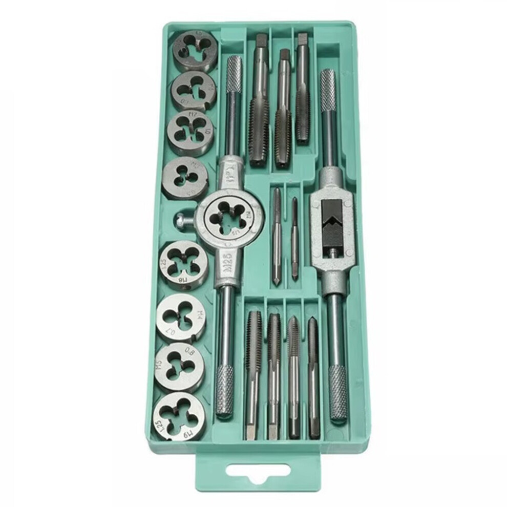Photos - Tool Kit 20pcs Hand Tools Plating Tap Dies Set Thread Plugs Taps Screw