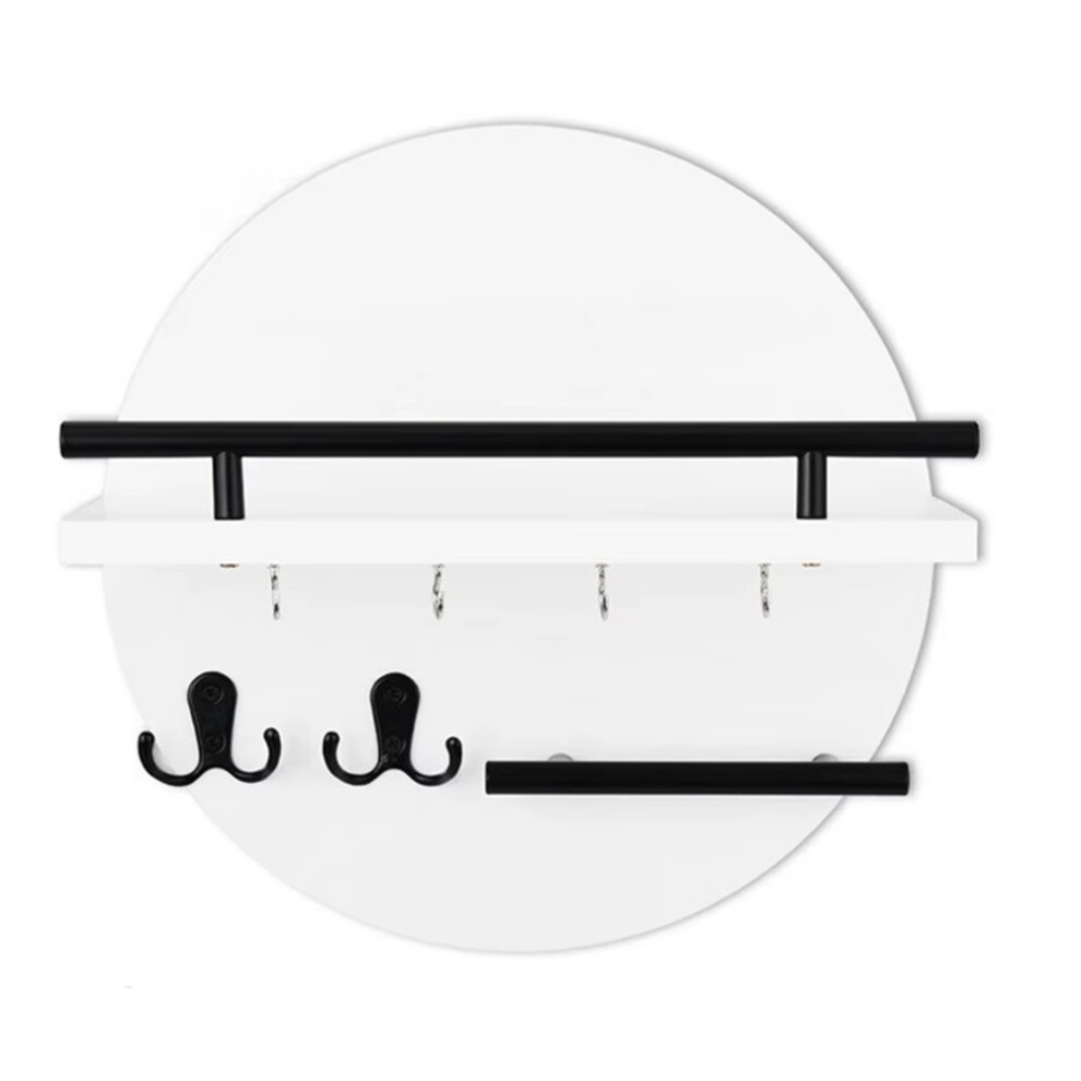 Wall Mount Key Holder And Mail Organizer Rack 11.8Inch 4853929192563