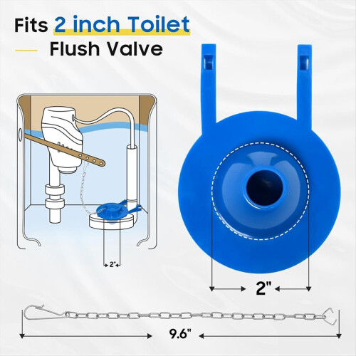 1SET Universele Toiletklep Vervangingsset 2