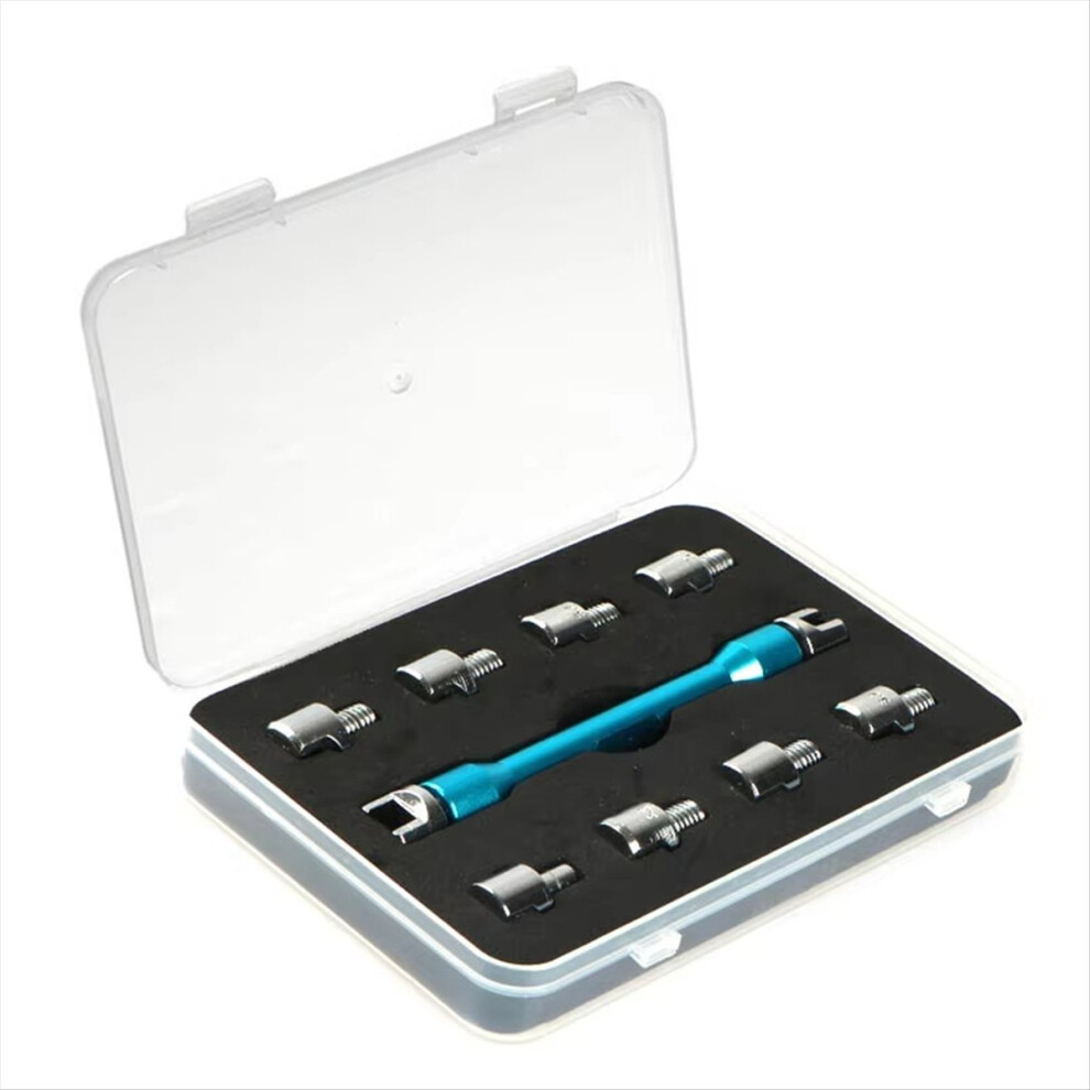 Dirt Bike ATV Scooter CNC Motorcycle Spoke Wrench Repair Tool Blue-image-OPC-PMGRDXS-NEW