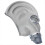 Chemisch gasmasker, klassiek rubbermateriaal 1