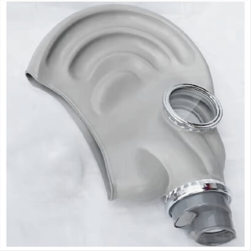 Chemisch gasmasker, klassiek rubbermateriaal 2