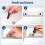 4-pack universele toiletbrilschroeven 5