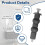 4-pack universele toiletbrilschroeven 3