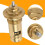 Brass Radiator Valve Insert M30 X 1.5 Thermostat 6