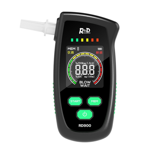 Digitale alcoholademtester, draagbare LCD-schermdetector