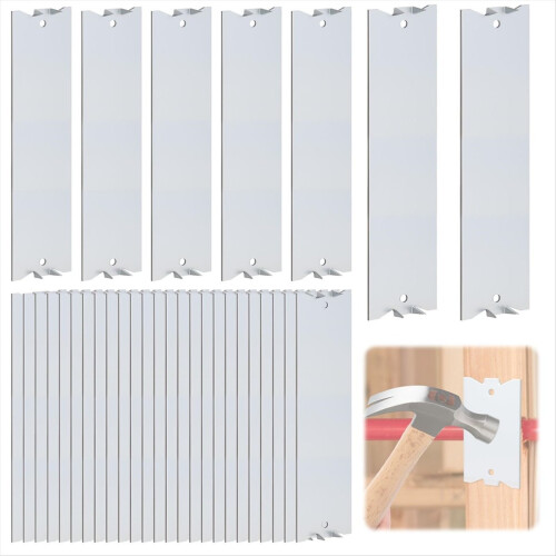 30 Pack Nail Protection Shield for Wood Studs
30 1