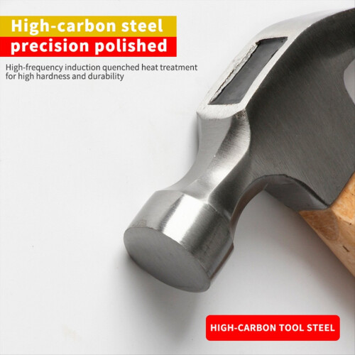 Claw Hammer Multi-Function Woodworking Wooden Handle Shock Absorption 2