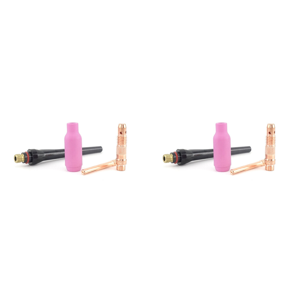 8Pcs For Wp26 Wp17 Wp18 Argon Tig Welding Torch Consumables Electrodes Collet Tip Alumina Nozzle Cup Cap 4853929123239
