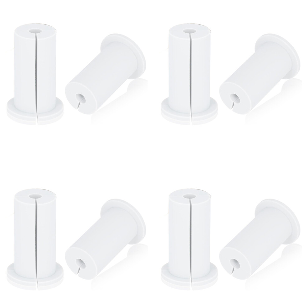 8Pcs Cable Routing Kit for , Feed Through Bushings 1Inch Wall Hole, Ethernet Grommet,White-image-OPC-PMGRG7N-NEW