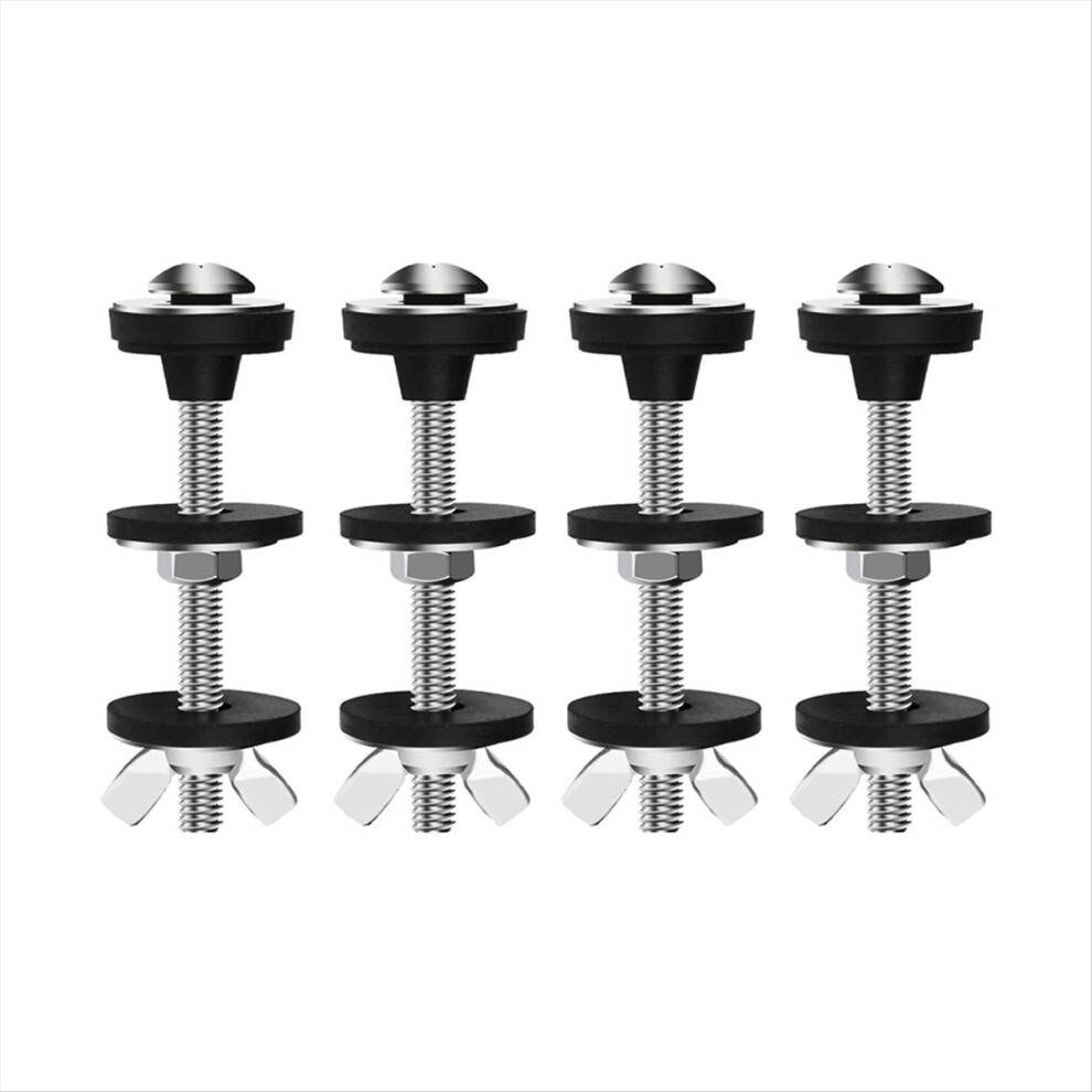4Pcs Universal Toilet Tank To Bowl Bolts Kit, Heavy Duty, 4853006504166