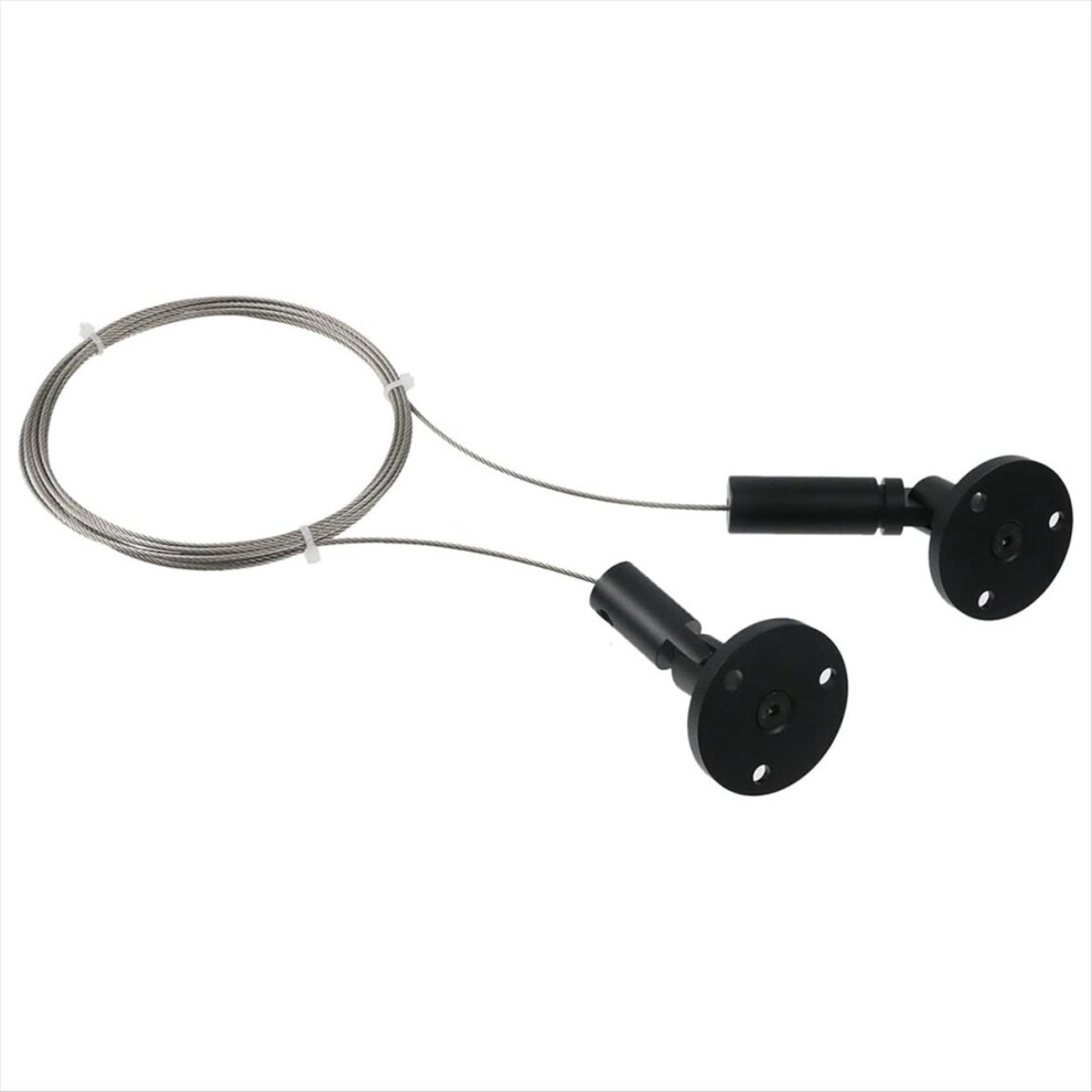 Hanging Wires Kit, Heavy Duty Picture Hardware,Black 4853006573193